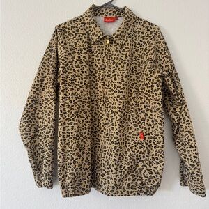 Leopard Print Cookman Delivery Jacket